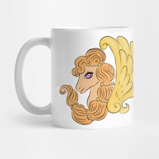 Ginger star pony with freckles Mug